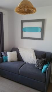 TERRASSE -100 m PLAGE -parking moto-GRAND APPARTEMENT-8 PERS - 5