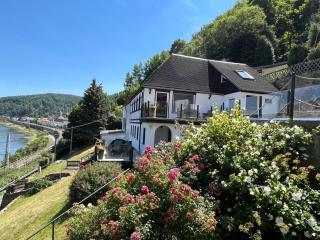 Sächsische Schweiz Ferienhaus 2 mit hervorragendem Panoramablick über das Elbtal - 8