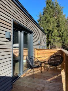 Modernes Tinyhouse Trailer Cabins am Waldrand - mit Seezugang - 7