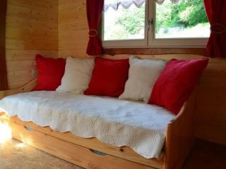 Roulotte cosy avec kitchenette, ruisseau apaisant et espace bien-être, nuit insolite à Ferdrupt - FR-1-589-444 - 5