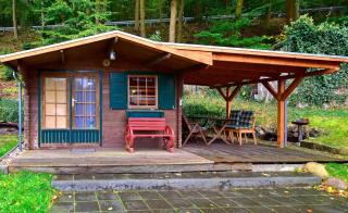 Ferienholzhaus Strandbude mit Terrasse - 8