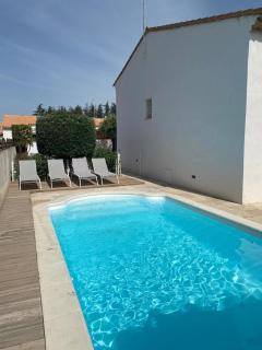 Belle villa spacieuse avec piscine privée, 10 couchages,wifi, proche canal du midi et à 3 km de la mer LXPIN7 - 8