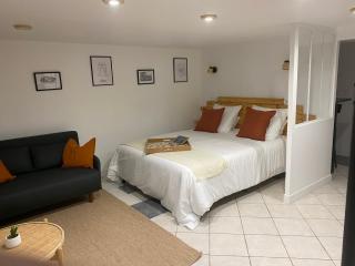 appart studio RDC de maison avec extérieur proche Reims - 5
