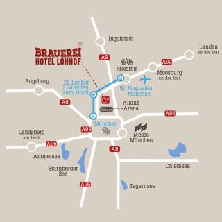 Brauerei Gasthaus Lohhof im Münchner Norden, direkt an der S1, nähe vom Flughafen, Zentrum, A92, Allianz Arena, Ruderregatta und Schießanlage G- Hochbrück entfernt, Internationale Küche - 8